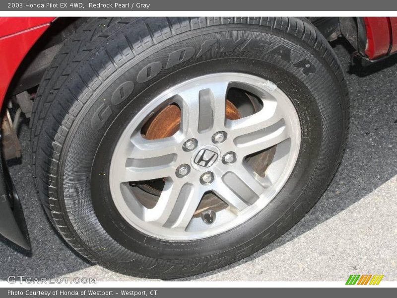 Redrock Pearl / Gray 2003 Honda Pilot EX 4WD