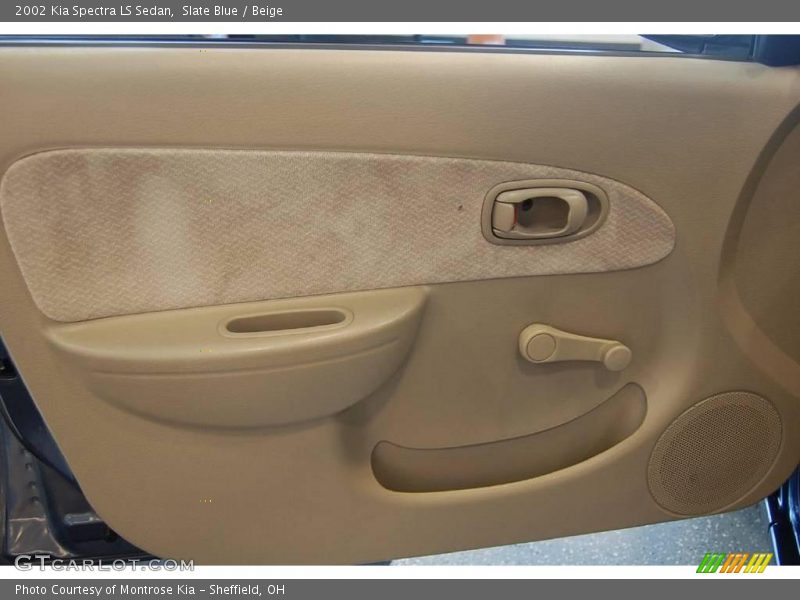 Slate Blue / Beige 2002 Kia Spectra LS Sedan