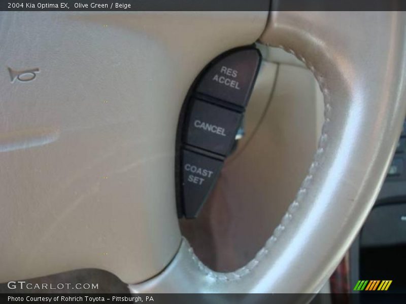 Olive Green / Beige 2004 Kia Optima EX