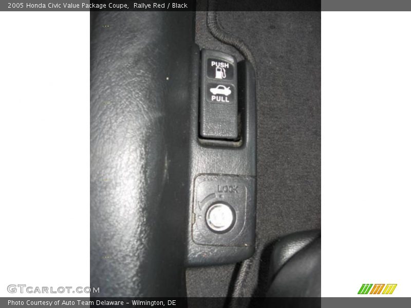 Rallye Red / Black 2005 Honda Civic Value Package Coupe