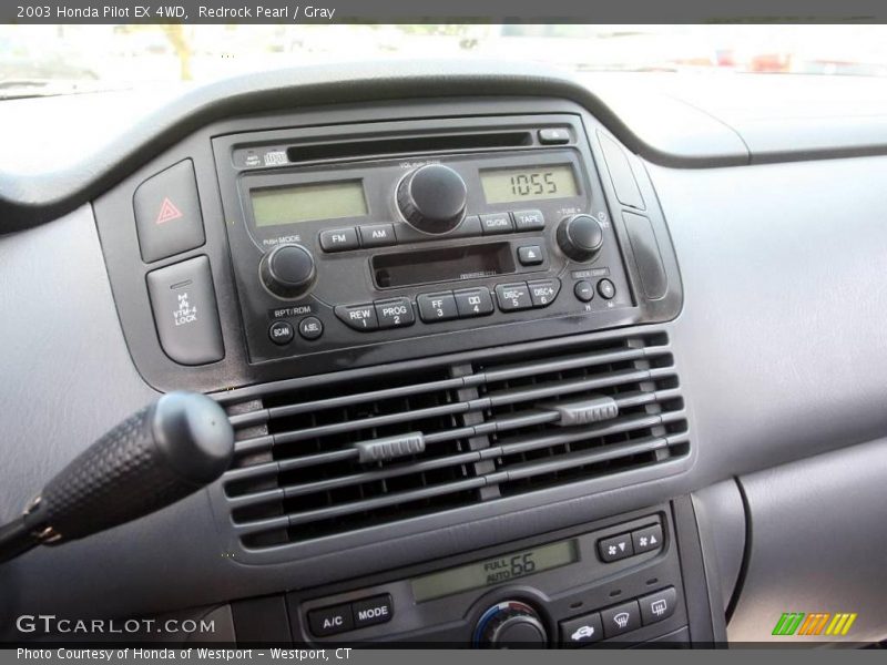 Redrock Pearl / Gray 2003 Honda Pilot EX 4WD
