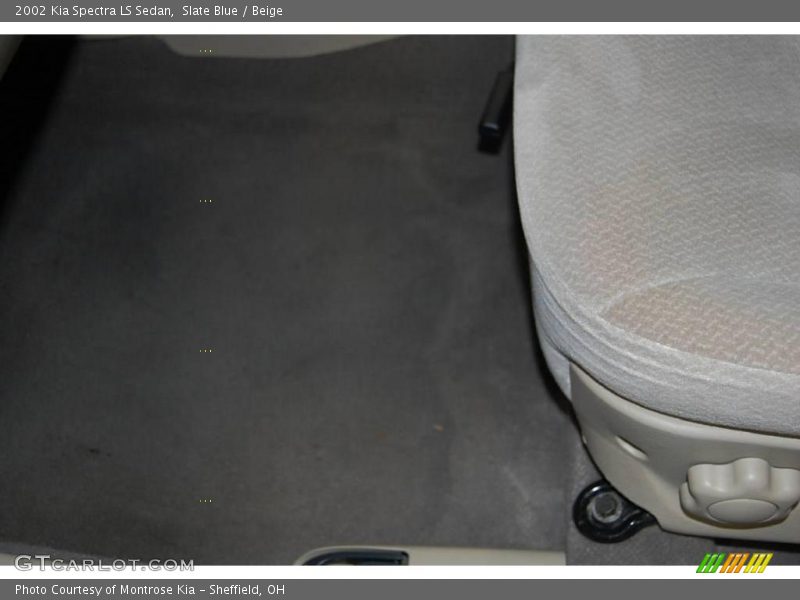 Slate Blue / Beige 2002 Kia Spectra LS Sedan