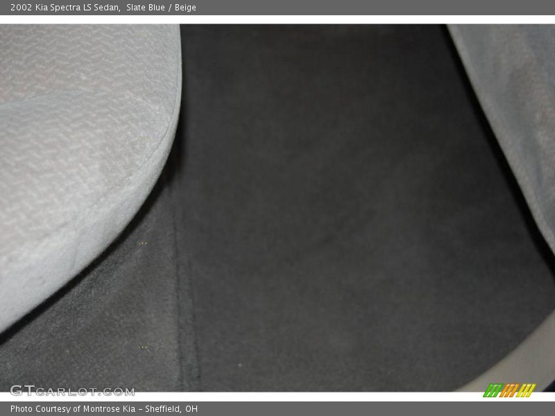 Slate Blue / Beige 2002 Kia Spectra LS Sedan
