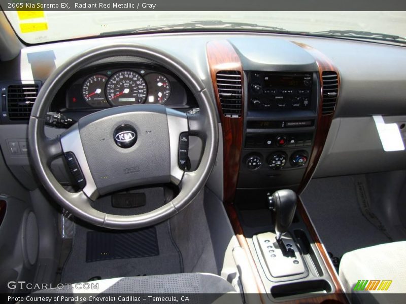 Radiant Red Metallic / Gray 2005 Kia Sorento EX