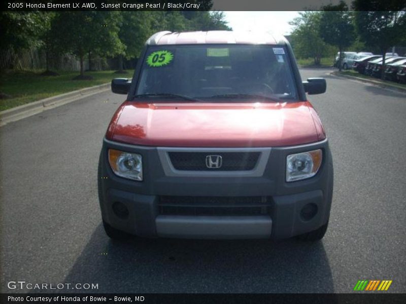 Sunset Orange Pearl / Black/Gray 2005 Honda Element LX AWD