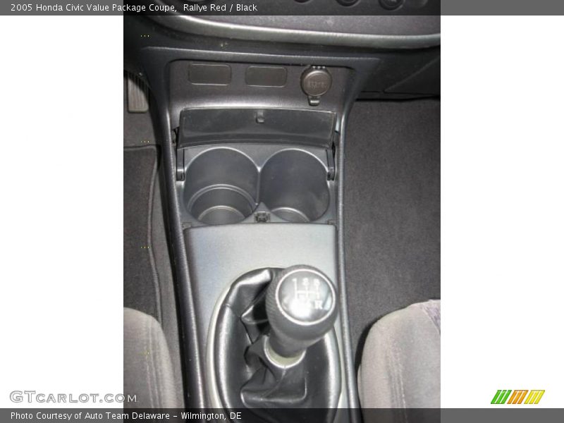 Rallye Red / Black 2005 Honda Civic Value Package Coupe