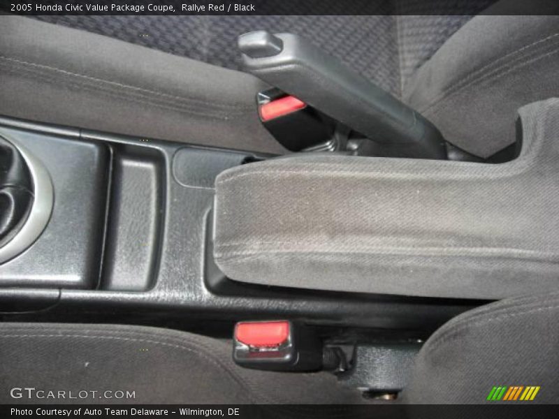 Rallye Red / Black 2005 Honda Civic Value Package Coupe