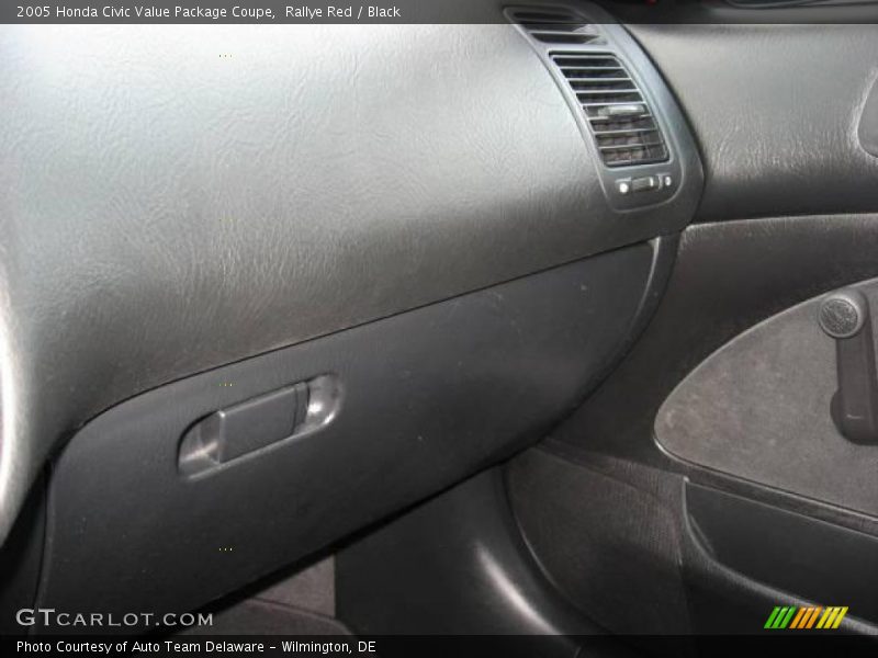 Rallye Red / Black 2005 Honda Civic Value Package Coupe
