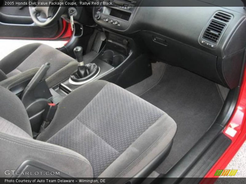Rallye Red / Black 2005 Honda Civic Value Package Coupe