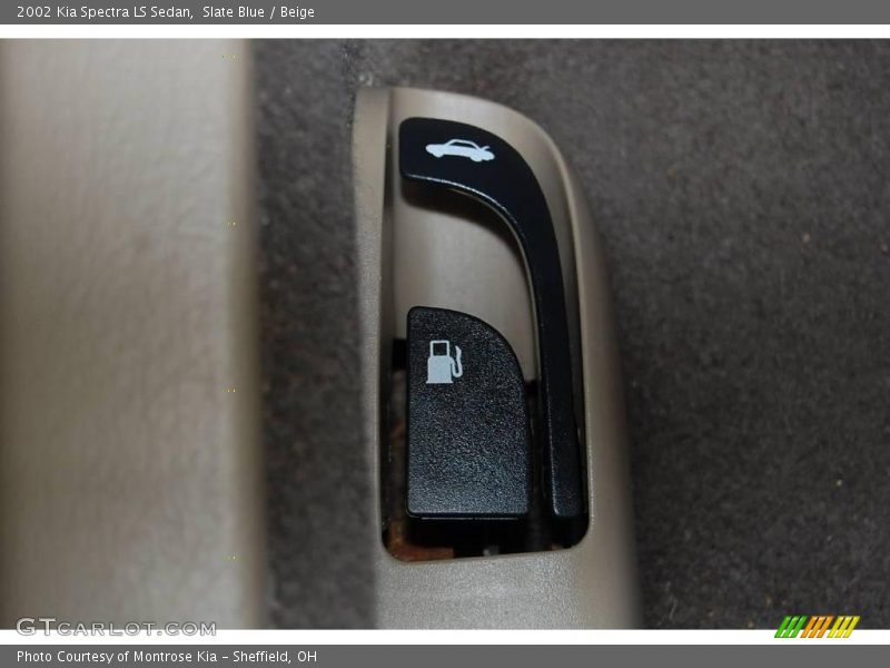 Slate Blue / Beige 2002 Kia Spectra LS Sedan