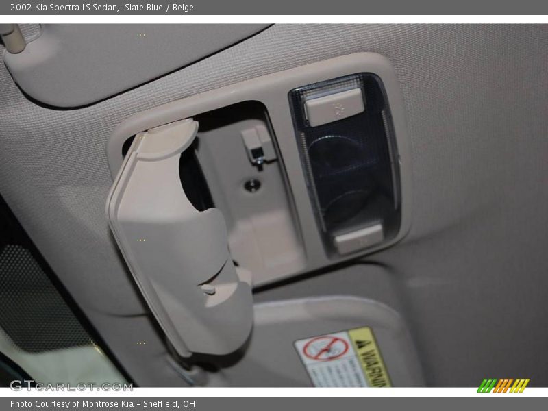 Slate Blue / Beige 2002 Kia Spectra LS Sedan