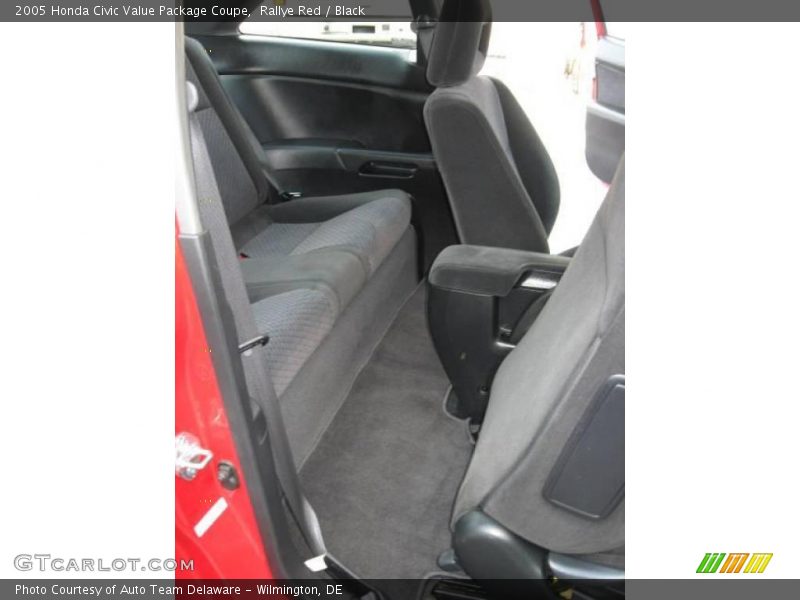 Rallye Red / Black 2005 Honda Civic Value Package Coupe