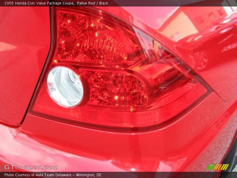Rallye Red / Black 2005 Honda Civic Value Package Coupe