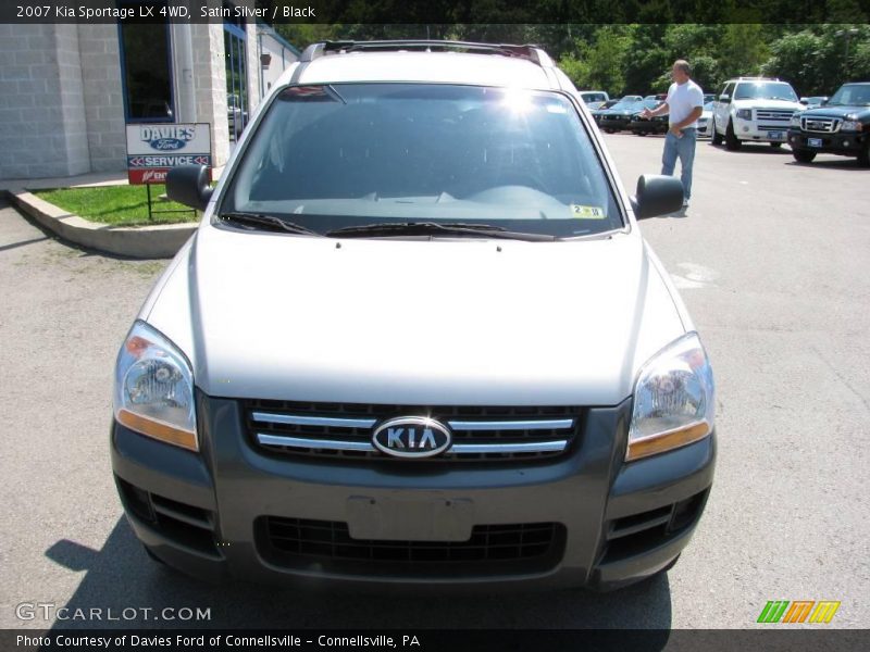 Satin Silver / Black 2007 Kia Sportage LX 4WD