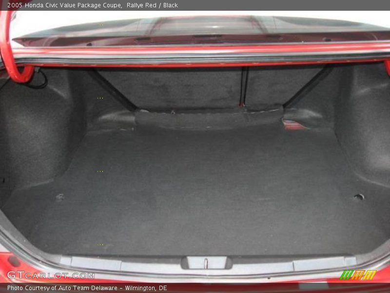 Rallye Red / Black 2005 Honda Civic Value Package Coupe