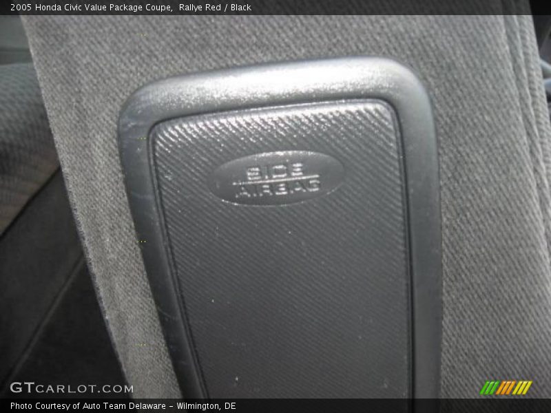 Rallye Red / Black 2005 Honda Civic Value Package Coupe