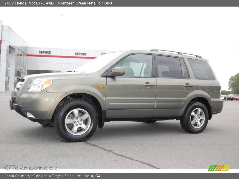 Aberdeen Green Metallic / Olive 2007 Honda Pilot EX-L 4WD