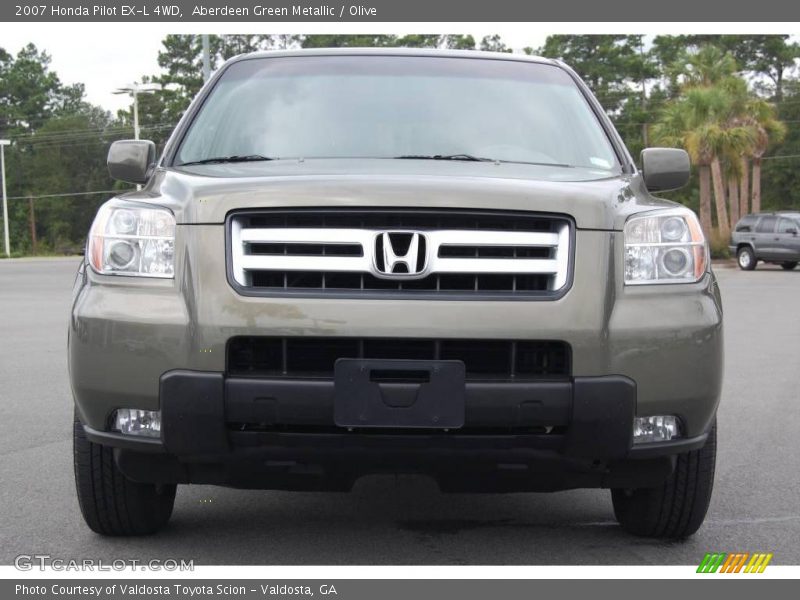 Aberdeen Green Metallic / Olive 2007 Honda Pilot EX-L 4WD