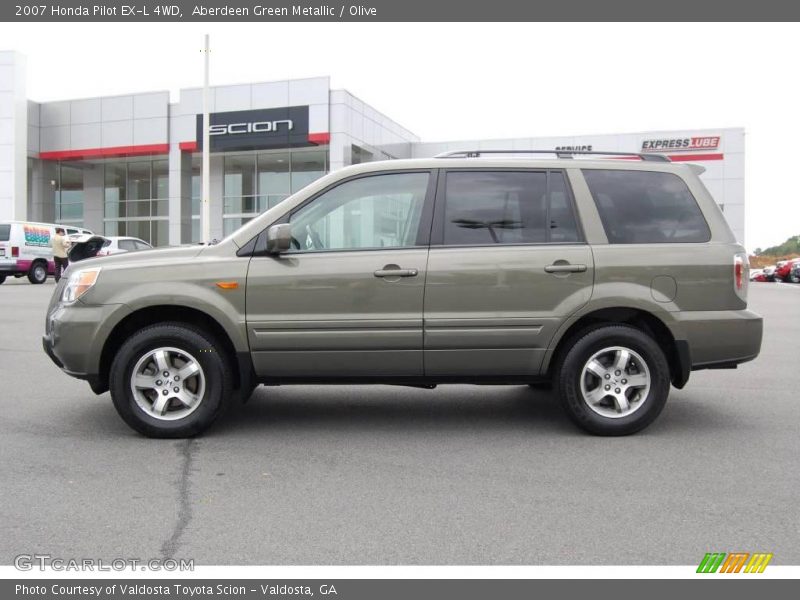 Aberdeen Green Metallic / Olive 2007 Honda Pilot EX-L 4WD