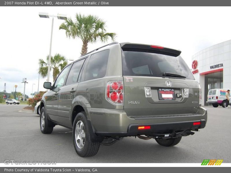 Aberdeen Green Metallic / Olive 2007 Honda Pilot EX-L 4WD
