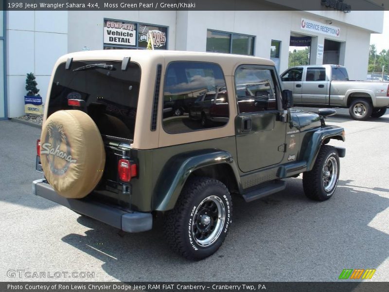 Moss Green Pearl / Green/Khaki 1998 Jeep Wrangler Sahara 4x4