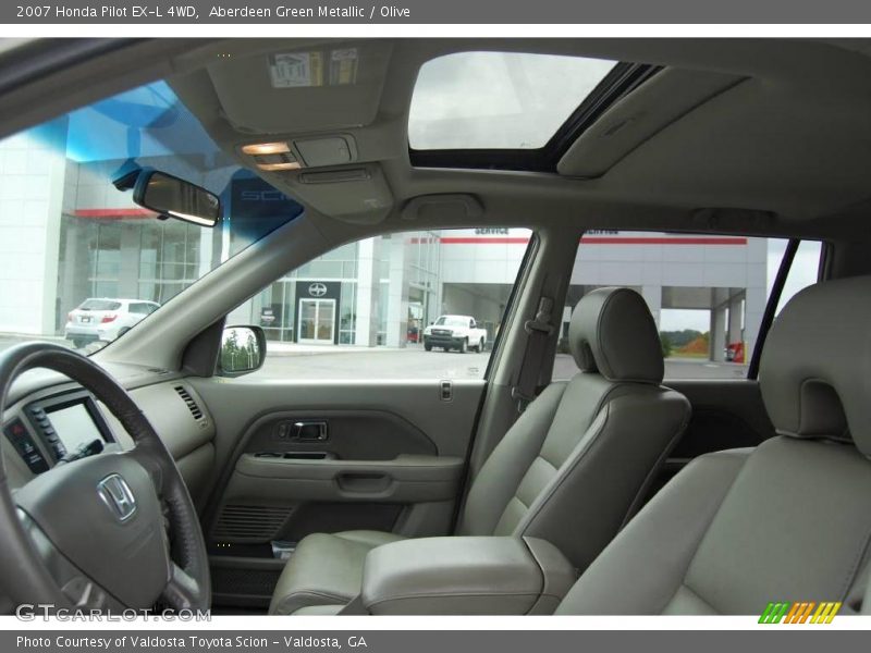 Aberdeen Green Metallic / Olive 2007 Honda Pilot EX-L 4WD