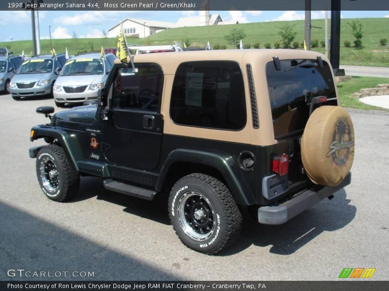 Moss Green Pearl / Green/Khaki 1998 Jeep Wrangler Sahara 4x4
