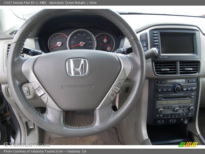 Aberdeen Green Metallic / Olive 2007 Honda Pilot EX-L 4WD