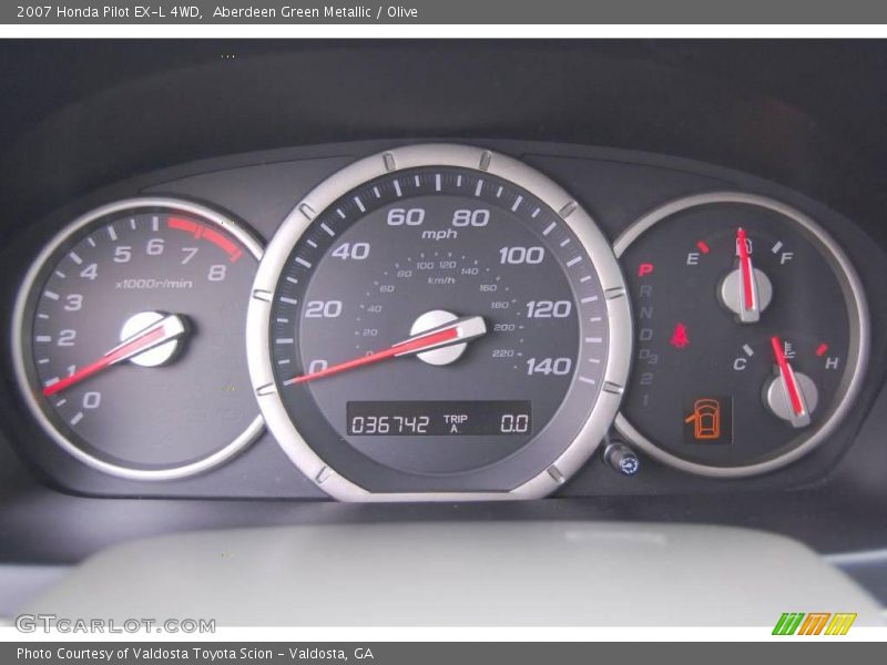 Aberdeen Green Metallic / Olive 2007 Honda Pilot EX-L 4WD