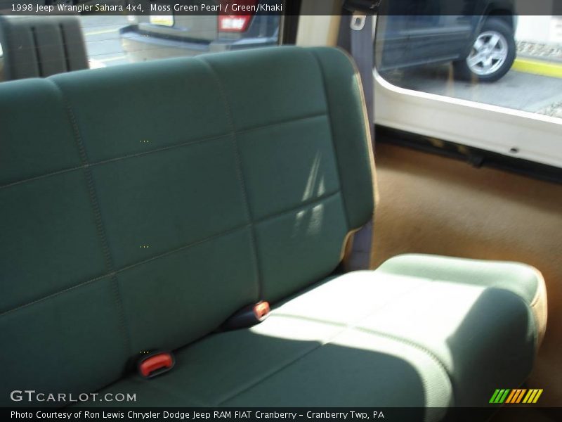 Moss Green Pearl / Green/Khaki 1998 Jeep Wrangler Sahara 4x4