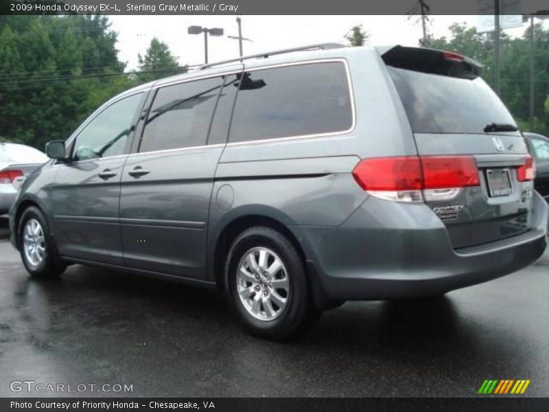 Sterling Gray Metallic / Gray 2009 Honda Odyssey EX-L