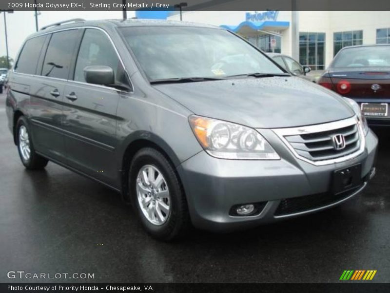 Sterling Gray Metallic / Gray 2009 Honda Odyssey EX-L