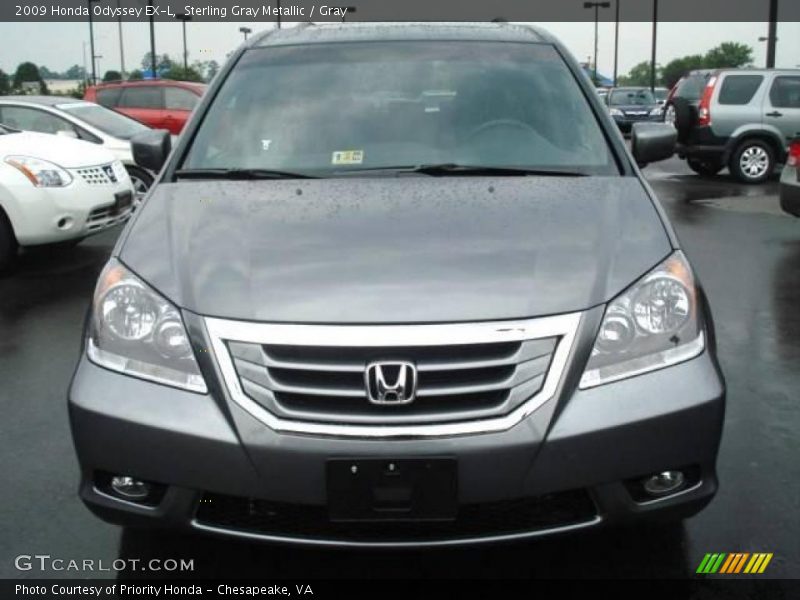 Sterling Gray Metallic / Gray 2009 Honda Odyssey EX-L