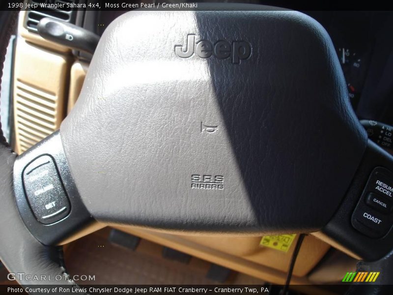 Moss Green Pearl / Green/Khaki 1998 Jeep Wrangler Sahara 4x4