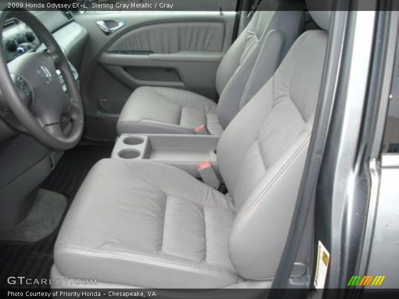 Sterling Gray Metallic / Gray 2009 Honda Odyssey EX-L