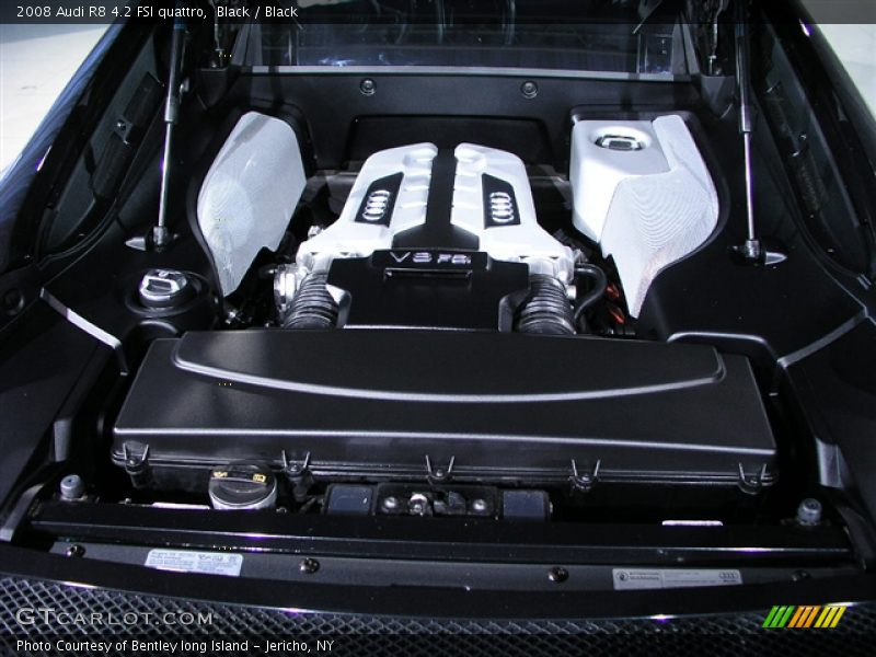 Black / Black 2008 Audi R8 4.2 FSI quattro