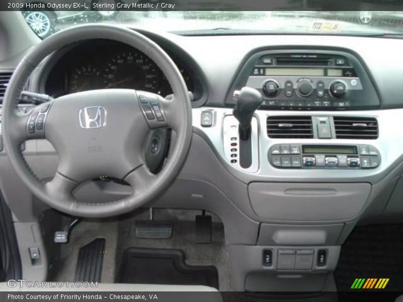 Sterling Gray Metallic / Gray 2009 Honda Odyssey EX-L