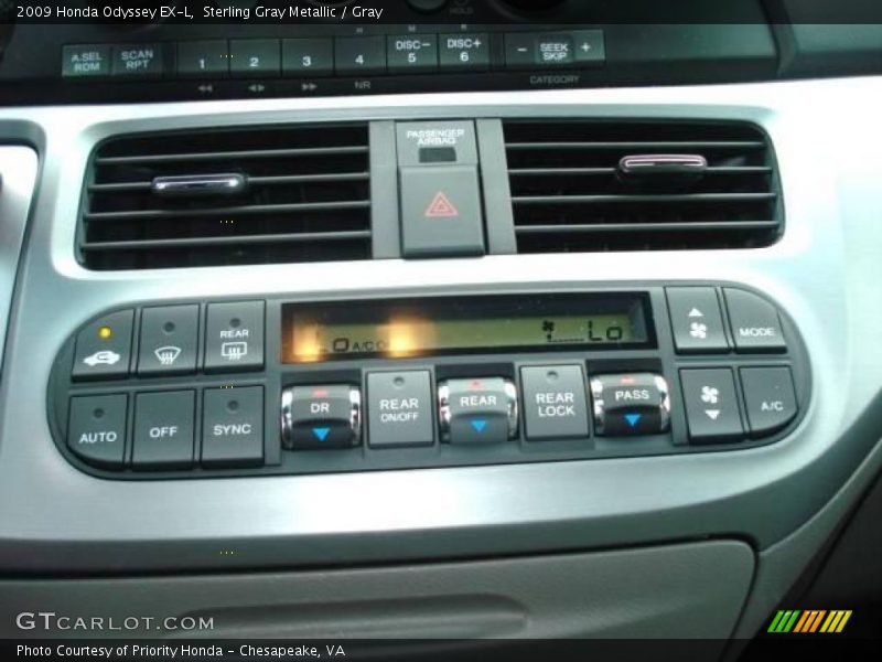 Sterling Gray Metallic / Gray 2009 Honda Odyssey EX-L