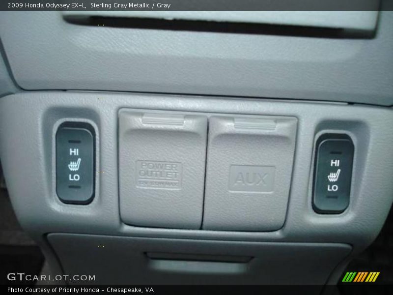 Sterling Gray Metallic / Gray 2009 Honda Odyssey EX-L