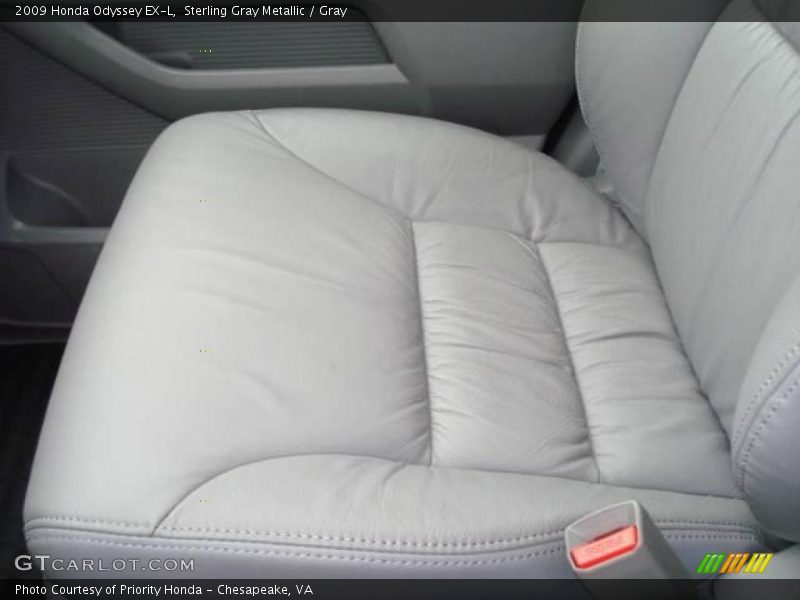 Sterling Gray Metallic / Gray 2009 Honda Odyssey EX-L