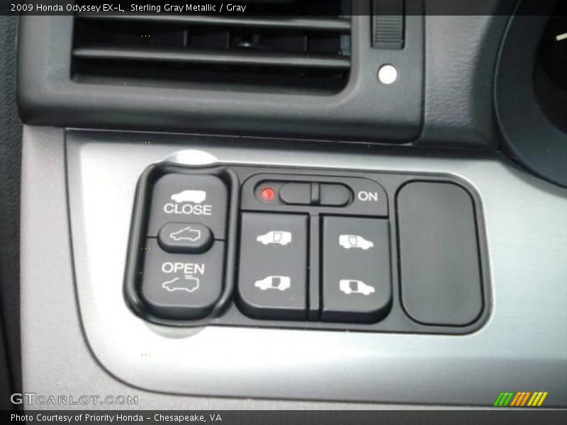 Sterling Gray Metallic / Gray 2009 Honda Odyssey EX-L