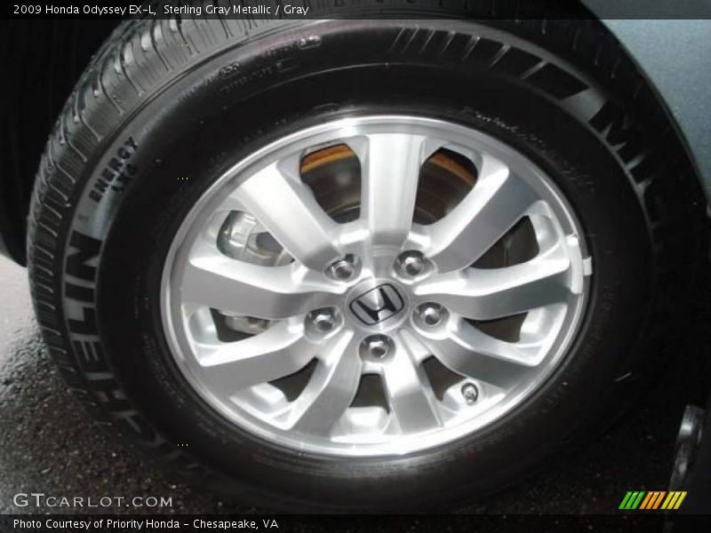 Sterling Gray Metallic / Gray 2009 Honda Odyssey EX-L