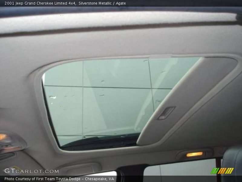 Silverstone Metallic / Agate 2001 Jeep Grand Cherokee Limited 4x4