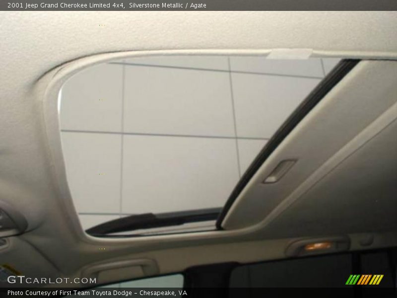 Silverstone Metallic / Agate 2001 Jeep Grand Cherokee Limited 4x4