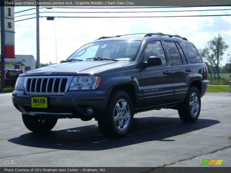Graphite Metallic / Dark Slate Gray 2004 Jeep Grand Cherokee Limited 4x4