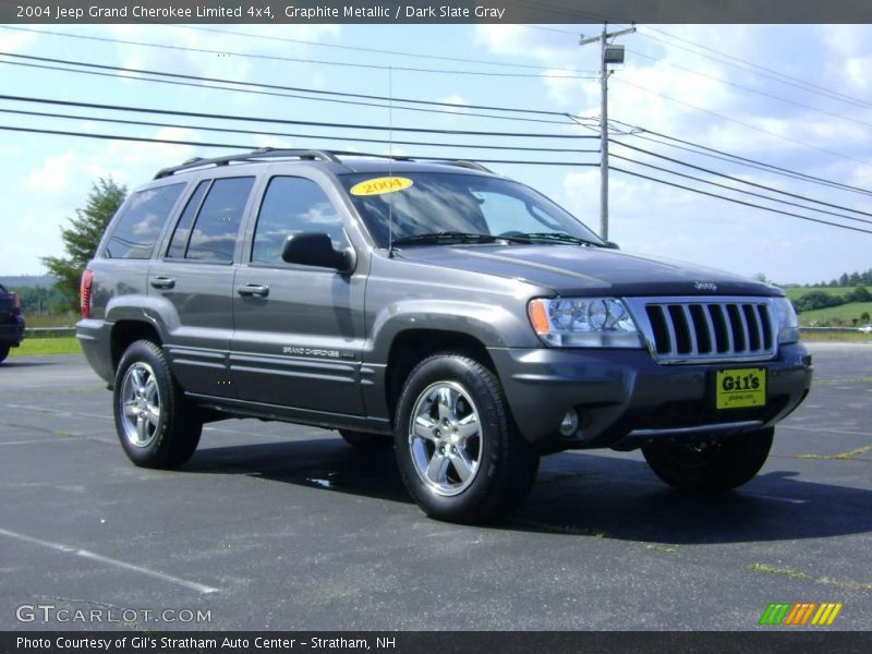 Graphite Metallic / Dark Slate Gray 2004 Jeep Grand Cherokee Limited 4x4
