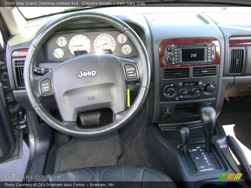 Graphite Metallic / Dark Slate Gray 2004 Jeep Grand Cherokee Limited 4x4