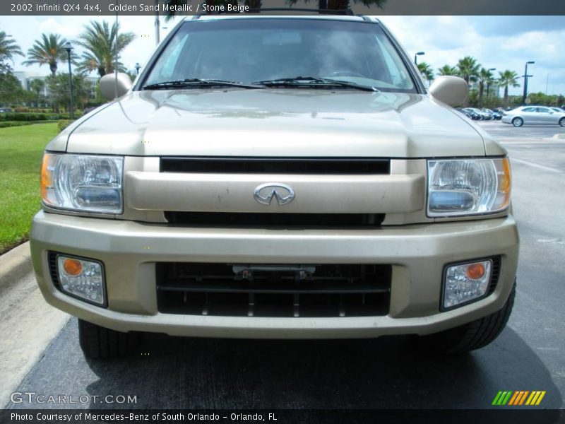 Golden Sand Metallic / Stone Beige 2002 Infiniti QX4 4x4