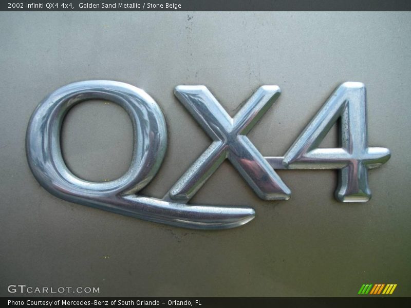 Golden Sand Metallic / Stone Beige 2002 Infiniti QX4 4x4