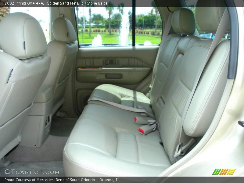 Golden Sand Metallic / Stone Beige 2002 Infiniti QX4 4x4